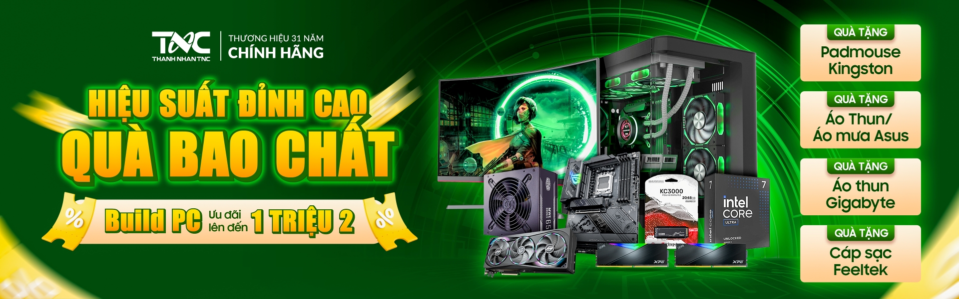 BUILD PC: HIỆU SUẤT ĐỈNH CAO - QUÀ BAO CHẤT