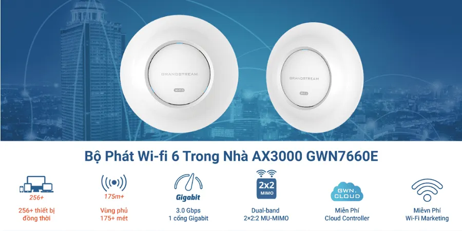 Access Point Grandstream AX3000 GWN7660E