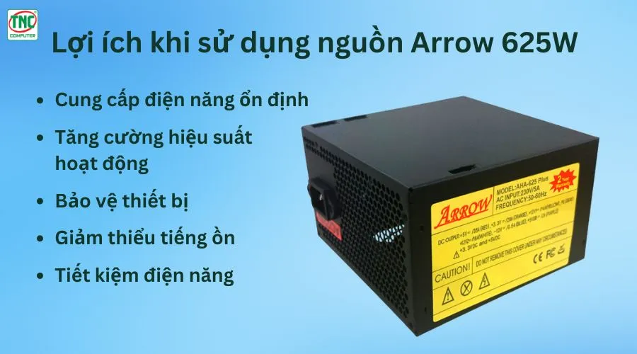 Nguồn 625W giá rẻ