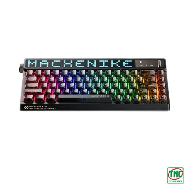 Bàn phím cơ Machenike KT68 Pro Black Gateron Brown Switch