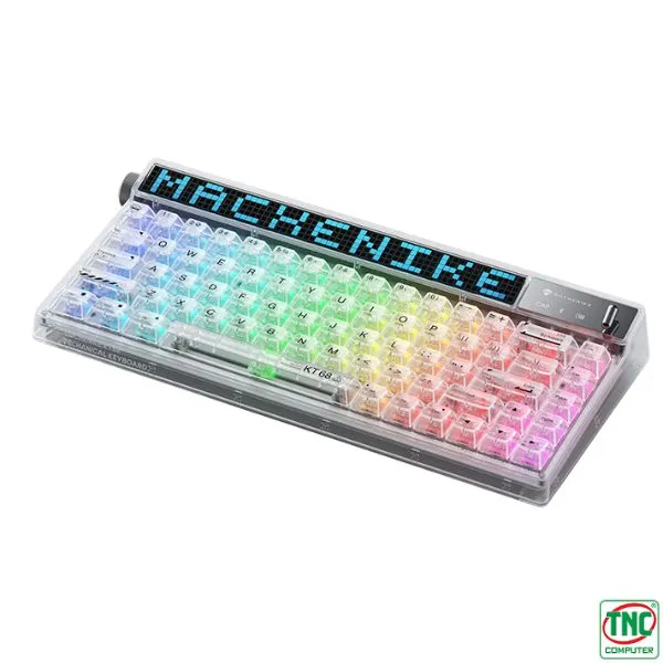 Bàn phím Gaming không dây Machenike KT68 Pro Mechanical Crystal Gateron