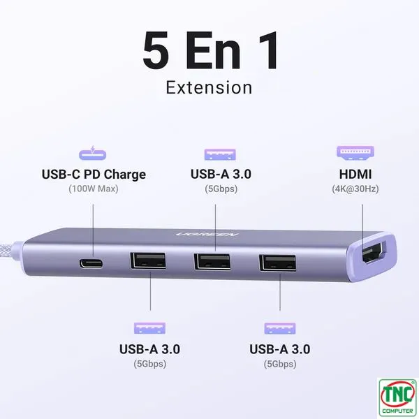 hub chuyển đổi usb type c