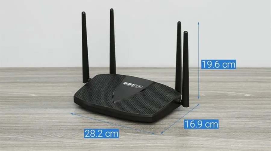 Bộ phát Wifi Totolink X6000R_V2 được thiết kế hiện đại, bền bỉ