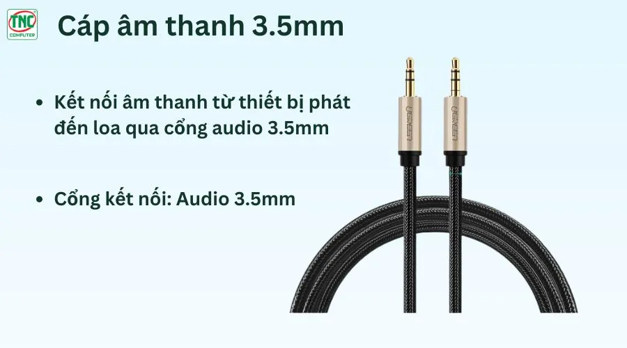 Cáp âm thanh 3.5mm giá rẻ