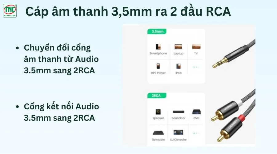 Cáp âm thanh 3,5mm giá rẻ