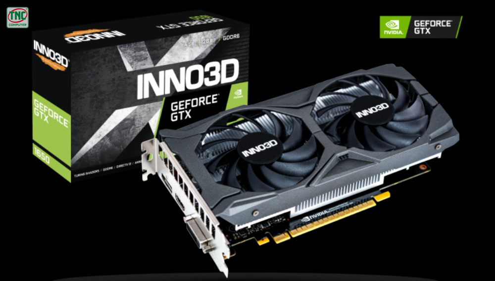 Card Màn Hình Inno3D GeForce GTX 1650 GDDR6 TWIN X2 OC V2 sở hữu công nghệ tản nhiệt chất lượng