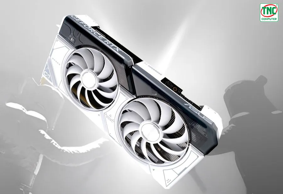 Card Màn Hình Asus Dual GeForce RTX 4070 SUPER White Edition 12GB GDDR6X