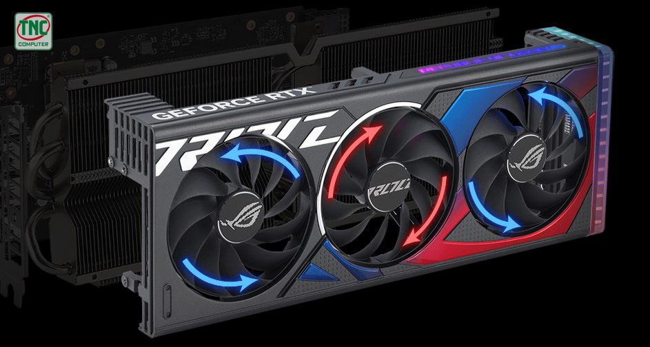 Card Màn Hình Asus ROG Strix GeForce RTX 4060 Ti 8GB GDDR6 OC Edition có công nghệ tản nhiệt hiện đại