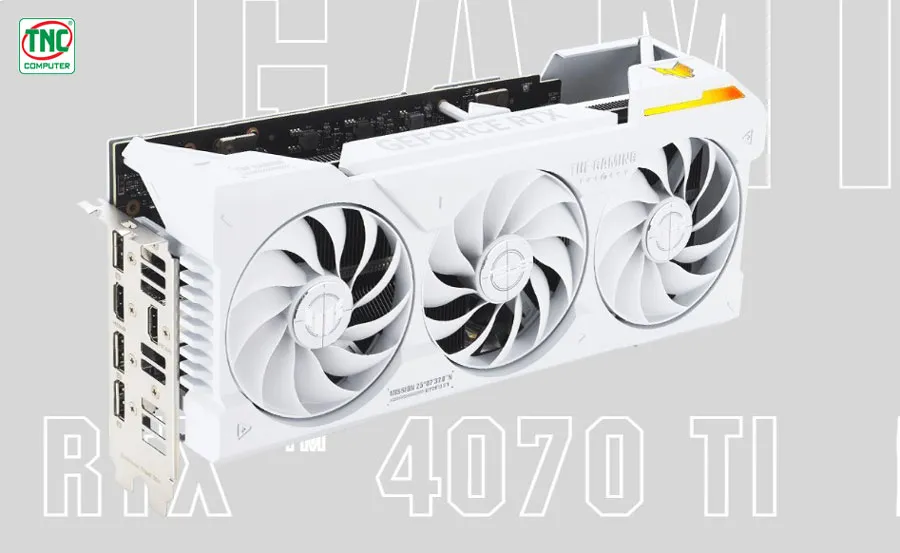 Card Màn Hình ASUS TUF Gaming GeForce RTX 4070 Ti SUPER BTF White OC Edition 16GB GDDR6X