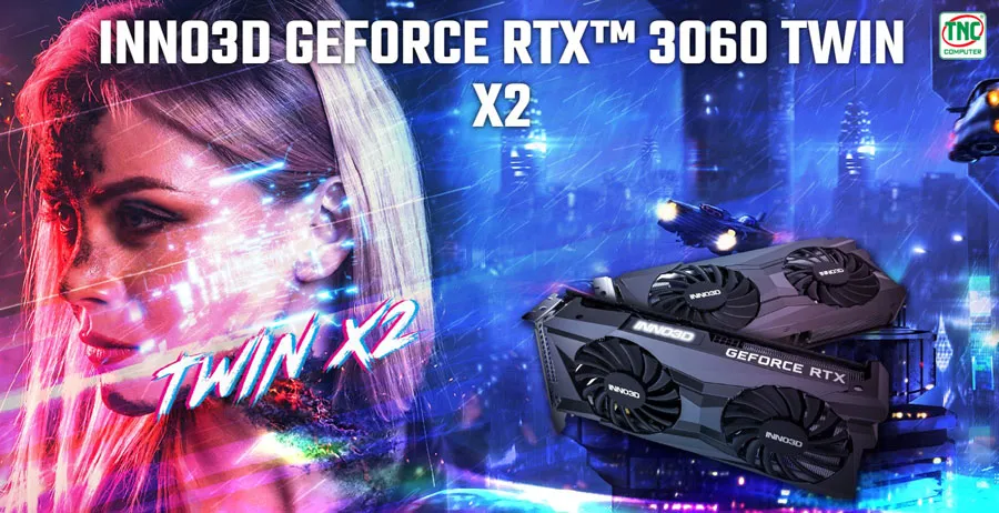 Card Màn Hình INNO3D GeForce RTX 3060 TWIN X2 12GB