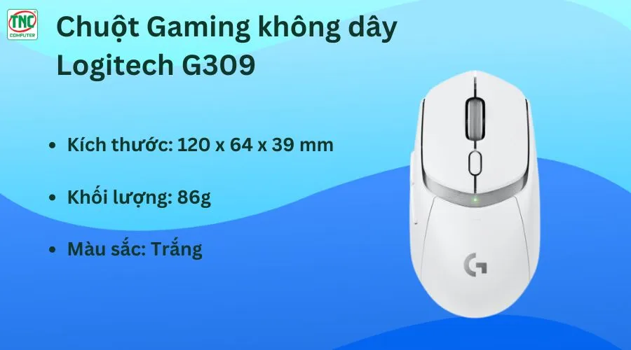 Chuột Gaming Logitech LIGHTSPEED G309 910-007209