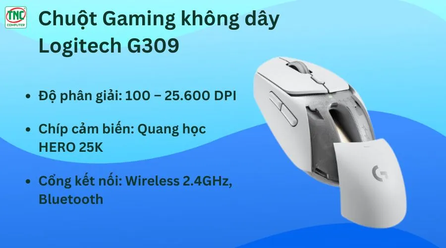 Chuột Gaming Logitech LIGHTSPEED G309 910-007209