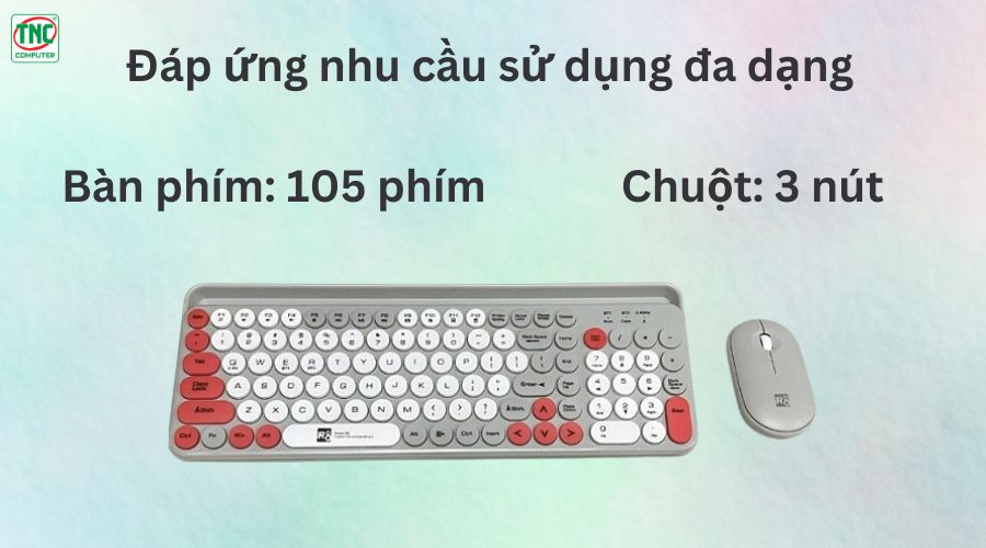 Bàn phím và Chuột không dây R8 chính hãng