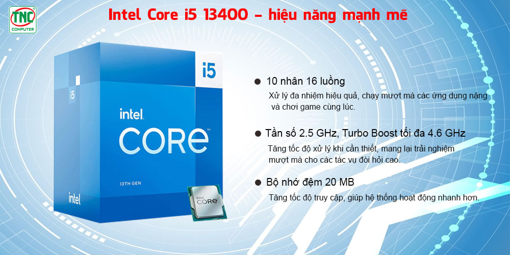 Khám Phá Sức Mạnh Của CPU Intel Core i5-13400