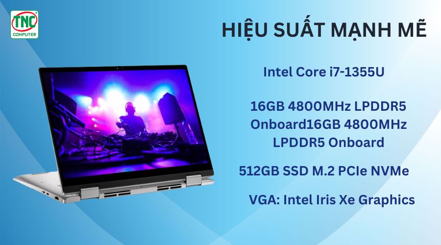 Laptop dell cảm ứng