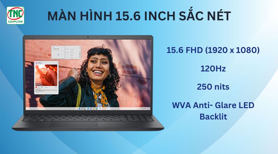 Laptop Dell Inspiron 15 3530 (N3530-i3U085W11BLU)