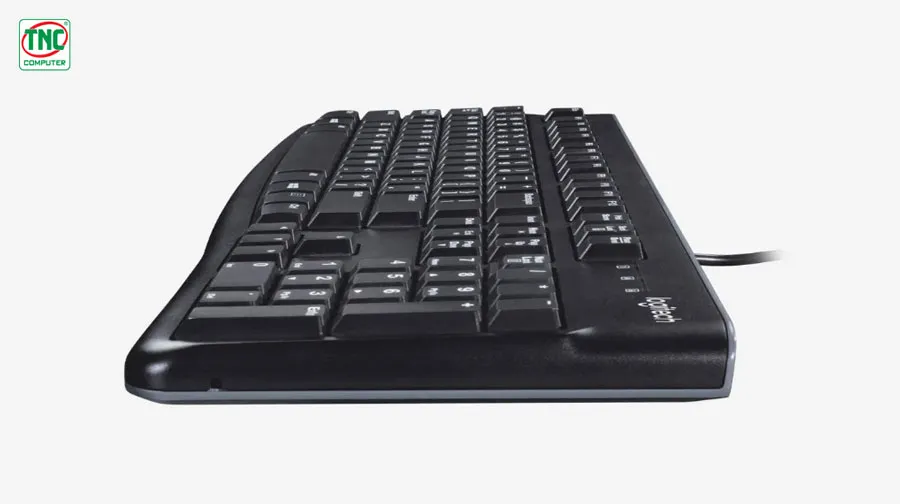 Bàn phím văn phòng có dây Logitech K120 đem lại trải nghiệm gõ phím êm ái