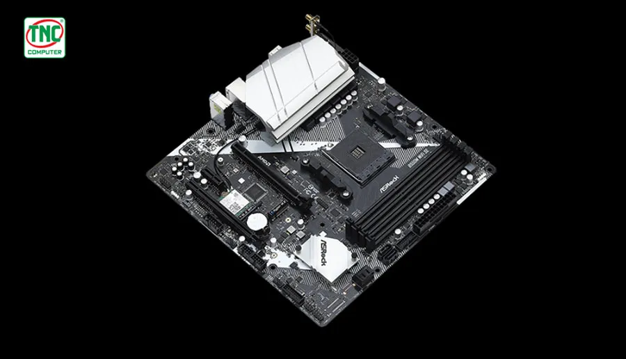 Mainboard ASRock B550M WiFi SE hỗ trợ kết nối đa dạng