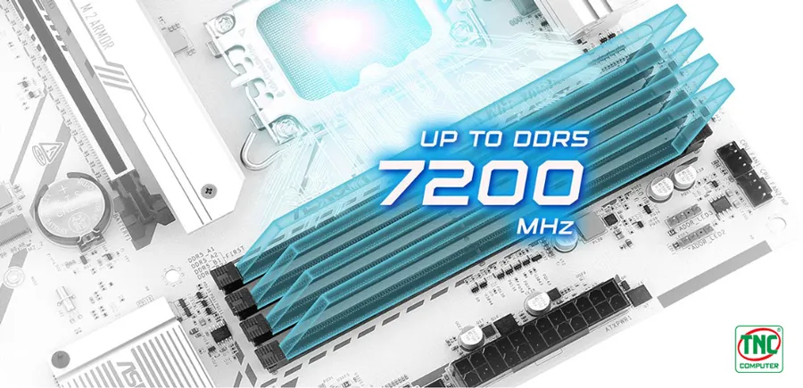 Mainboard ASRock B760M Pro RS Wifi White có hiệu năng hoạt động đỉnh cao