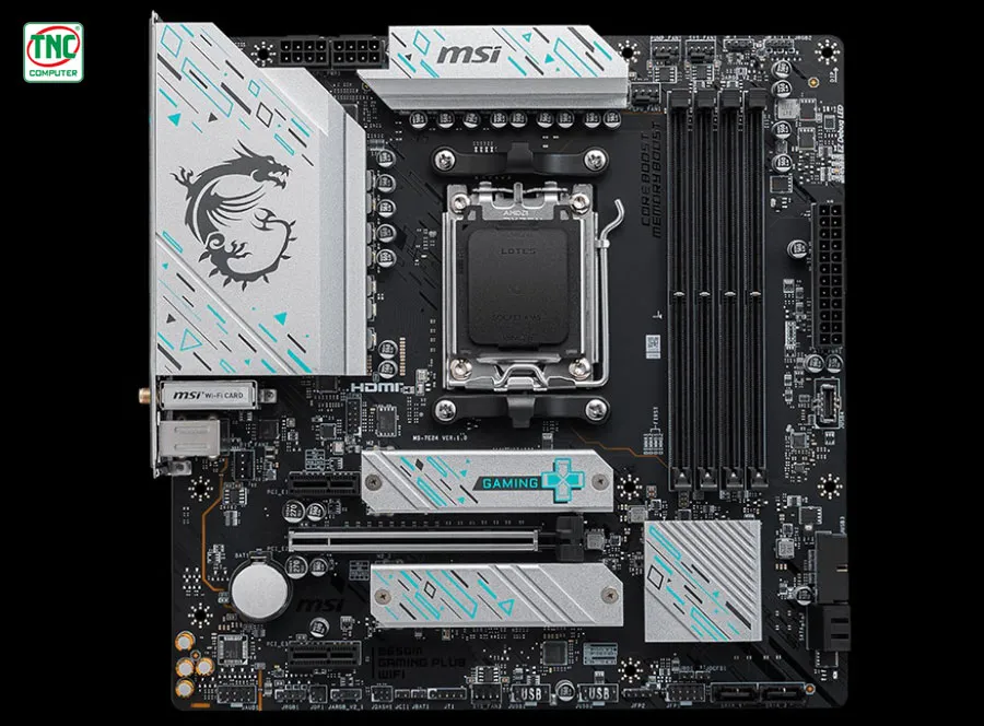 Mainboard MSI B650M GAMING PLUS WIFI sở hữu hiệu năng vượt trội 