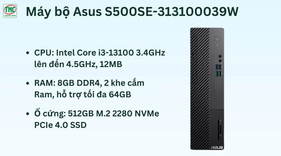 Máy bộ Asus S500SE-313100039W