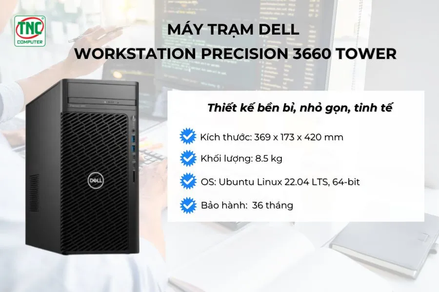 Máy trạm Dell Workstation Precision 3660 Tower 42PT3660D20