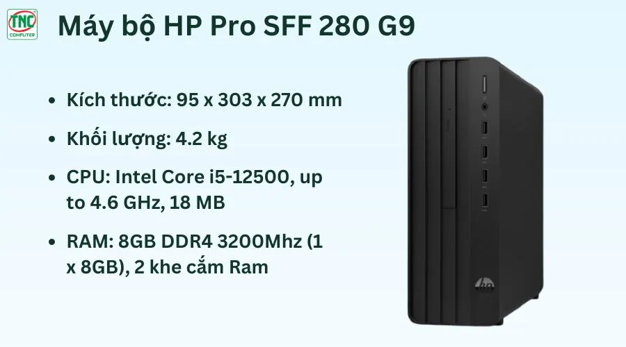 Máy bộ HP Pro SFF 280 G9 9E562PT