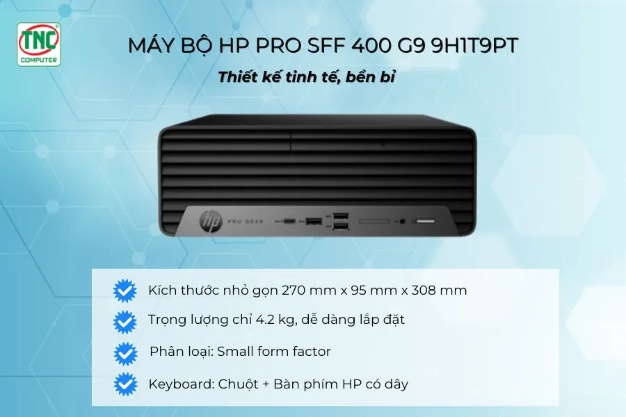 Máy bộ HP Pro SFF 400 G9 9H1T9PT