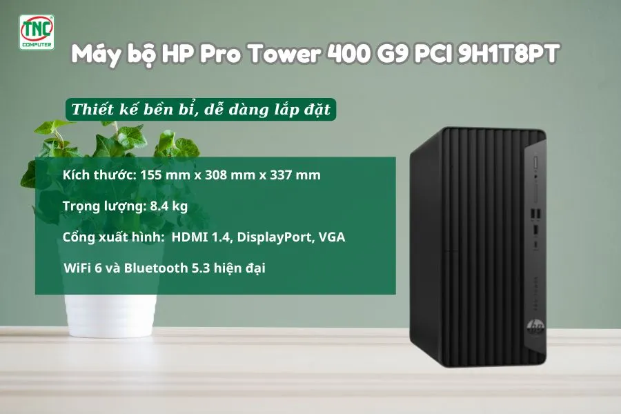 Máy bộ HP Pro Tower 400 G9 PCI 9H1T8PT