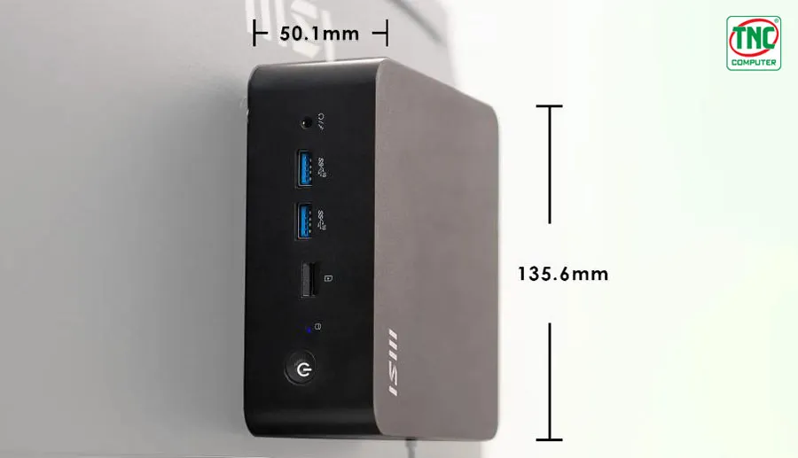 Máy bộ MSI Mini PC Cubi NUC 1M 087VN được thiết kế nhỏ gọn, tinh tế