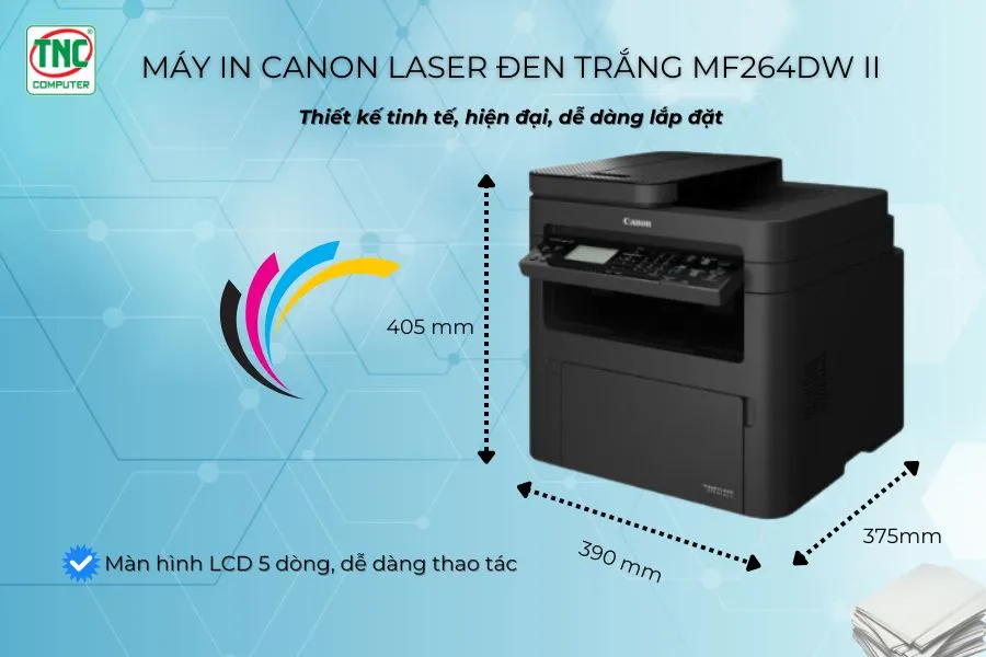 Máy in Canon Laser đen trắng MF264dw II	