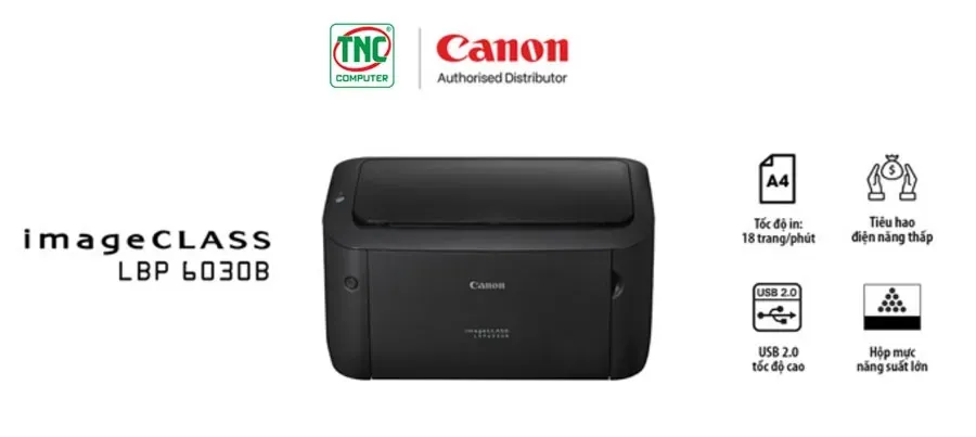 Máy in Canon LBP6030B có hệu năng hoạt động vượt trội