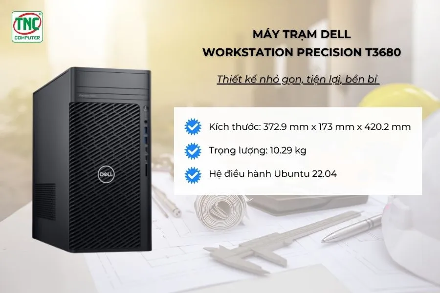 Máy trạm Dell Workstation Precision T3680 42PT3680D01 