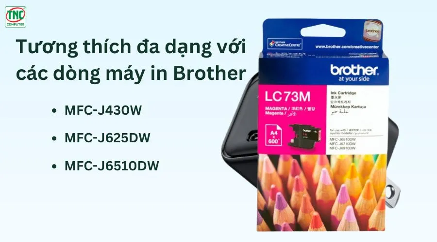 Mực in phun Brother LC-73M (Magenta)	