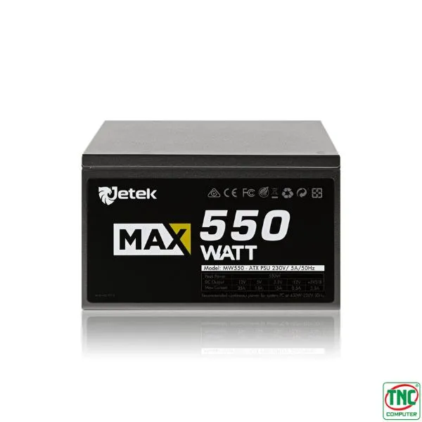 Nguồn máy tính Jetek MaxWatt MW550