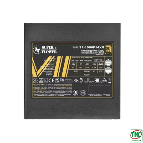 Nguồn Super Flower Leadex VII XG 1000W 80 Plus Gold