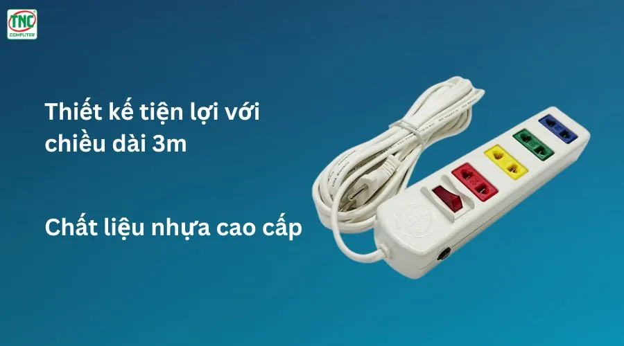 Ổ cắm kéo dài LiOA 4S3W