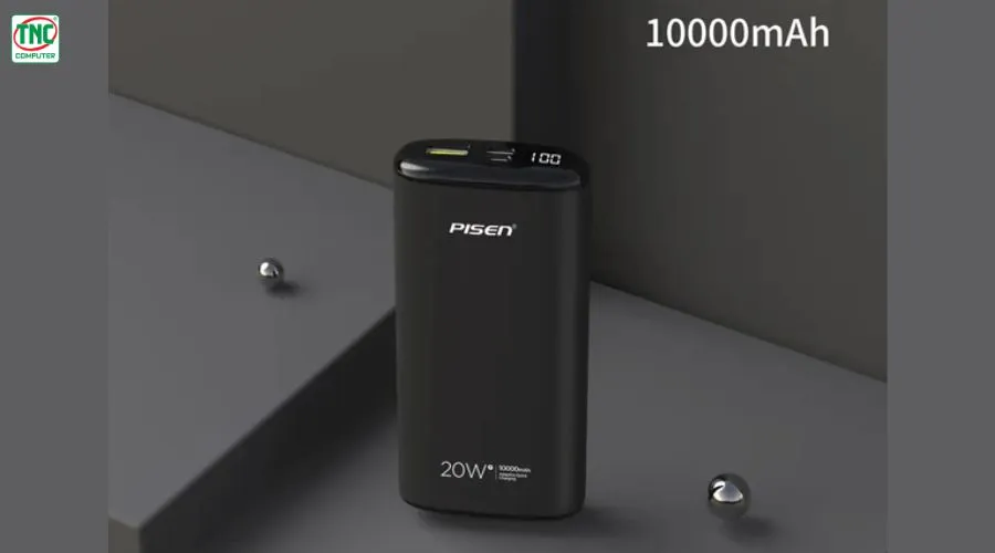 Sạc dự phòng Pisen Quick QP 20W 10000mAh LS-DY06 (Grey)