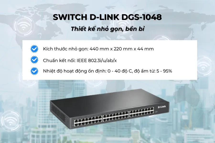 Switch D-Link DGS-1048