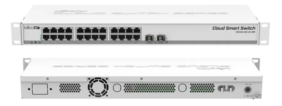 Switch Mikrotik CSS326-24G-2S+RM