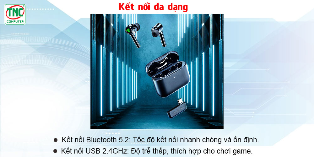 Tai nghe Bluetooth Razer Hammerhead Pro HyperSpeed