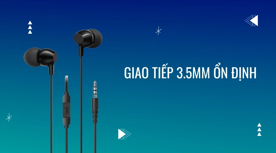 Giao tiếp 3.5mm ổn định, tương thích với hầu hết các thiết bị