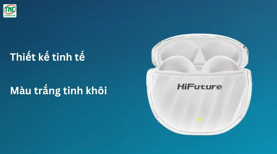 Tai nghe Bluetooth HiFuture FLYBUDS3 White