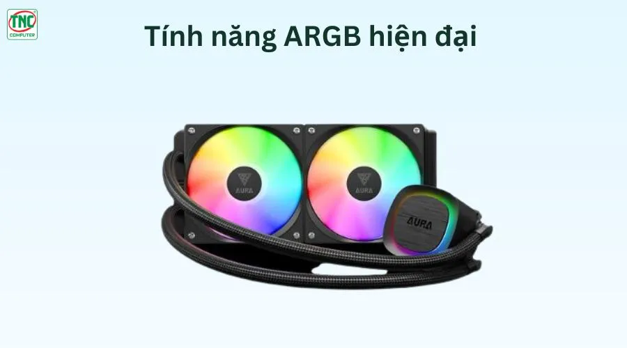 Tản nhiệt nước CPU 2 Fan AIO chính hãng