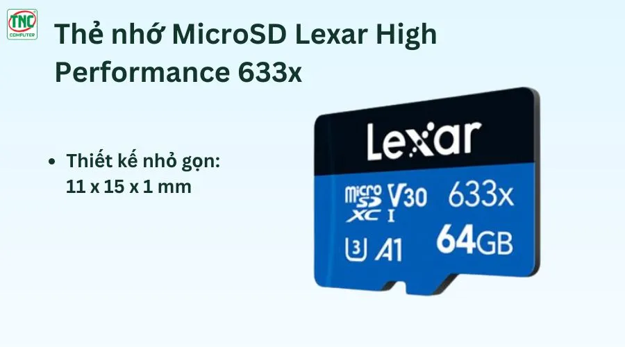 Thẻ nhớ MicroSD Lexar chính hãng