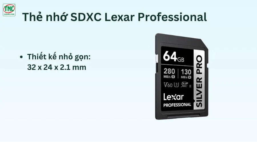 Thẻ nhớ SD Lexar chính hãng