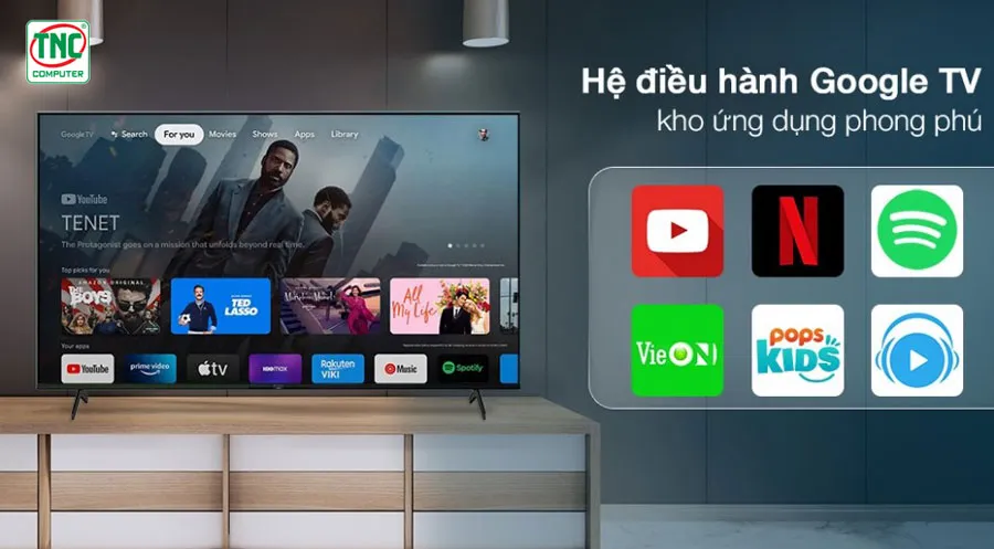 Tivi Sony KD-50X75K 4K 50 inch có hệ điều hành thân thiện với người dùng