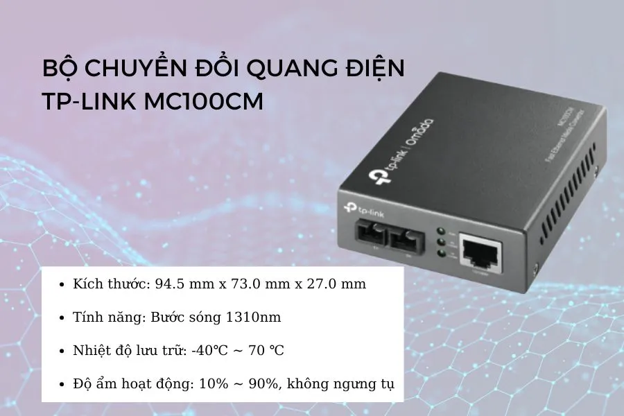 Bộ chuyển đổi quang điện TP-Link MC100CM 