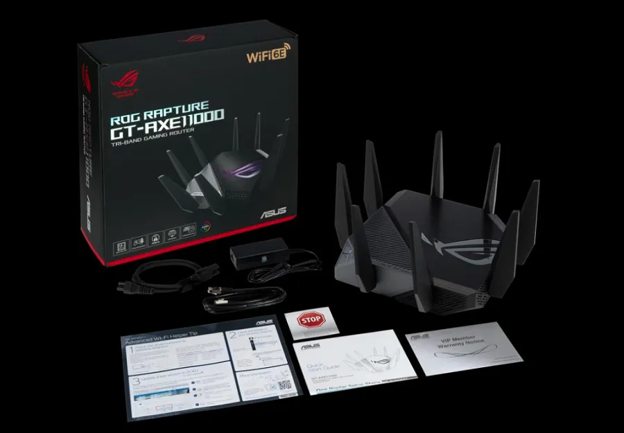 Bộ Phát Wifi Asus ROG Rapture GT-AXE11000 sở hữu công nghệ tuyệt vời