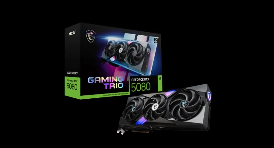 Card Màn Hình MSI GeForce RTX 5080 16G GAMING TRIO OC	